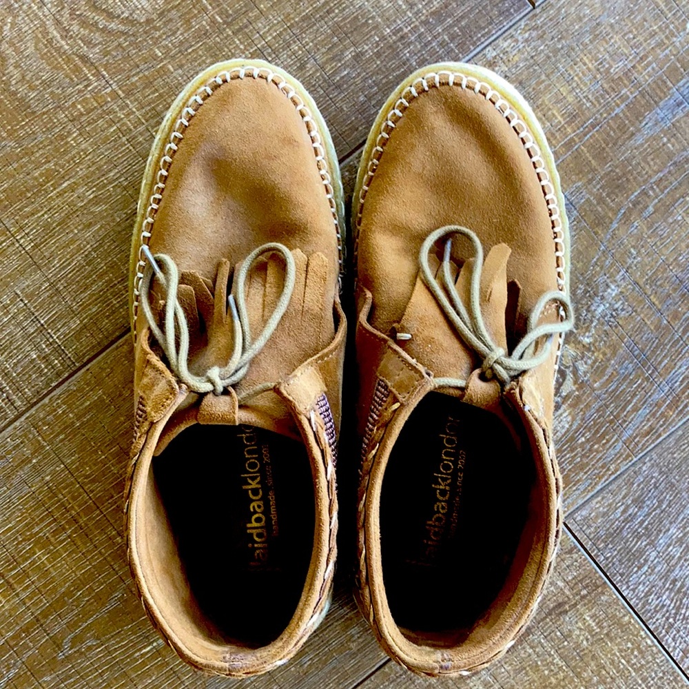 Laidback London Chukka moccasins euro size 38